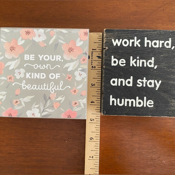 🌼3 for $20🌼 Decor “Be your own kind of beautiful” Block - Picture 2 of 2